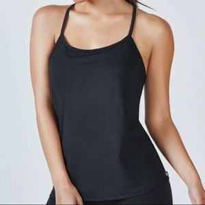 Fabletics spaghetti strap cross-cross back tank top, M